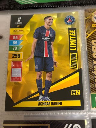 Cromo Achraf Hakimi PSG Ligue 1 Edición Limitada