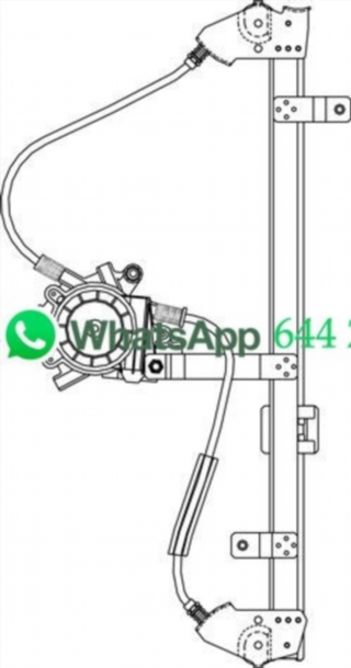 ELEVALUNAS TRASERO DERECHO (C/COMFORT S/MOTOR) AU