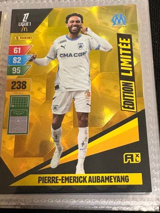Cromo Pierre Emerick Aubameyang Ligue 1 Edición Li