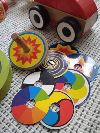 Lote Juguetes Madera Variados