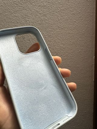 Cover iPhone 14 Pro Silicone Azzurro Wireless