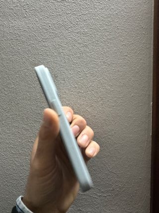 Cover iPhone 14 Pro Silicone Azzurro Wireless