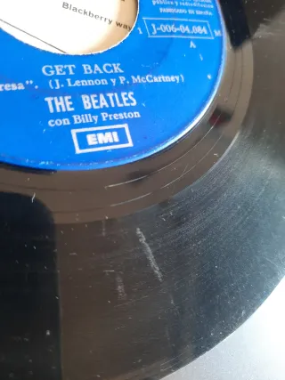 Single THE BEATLES - Get Back / Don't Let Me Down