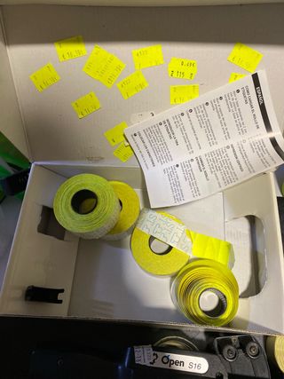 Etiquetadora Open S16 lote caducidad