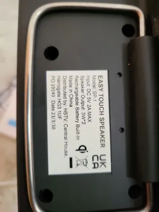 Altavoz Táctil Fácil - Sin Cables