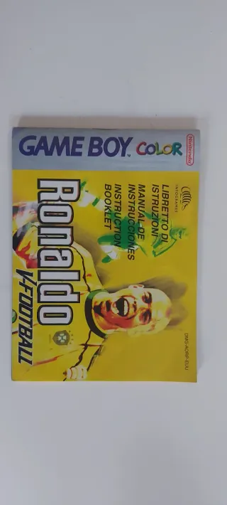 Manual Ronaldo V-Football Game Boy Color