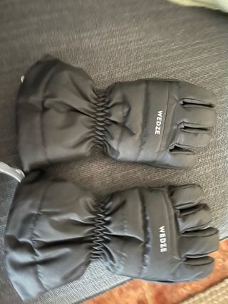 Guantes de nieve Wedze negros