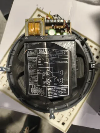 Regulador EGI 3314 y Altavoz Amplifon 3504