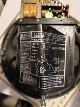 Regulador EGI 3314 y Altavoz Amplifon 3504