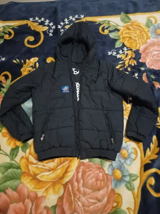 Piumino Scorpion Bay Nero con Stampa Scorpione