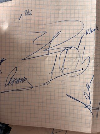 Lote Autógrafos Fútbol Años 90