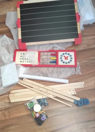 Pizarra infantil doble cara