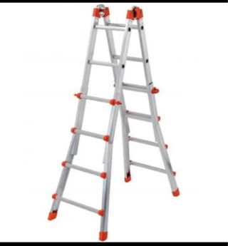 Escalera telescópica de aluminio