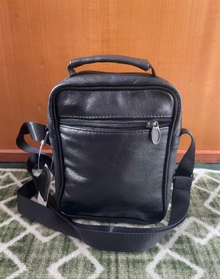 Borsello vera pelle nero