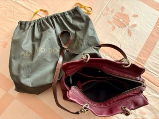 Bolso piel, Adolfo Dominguez, calidad