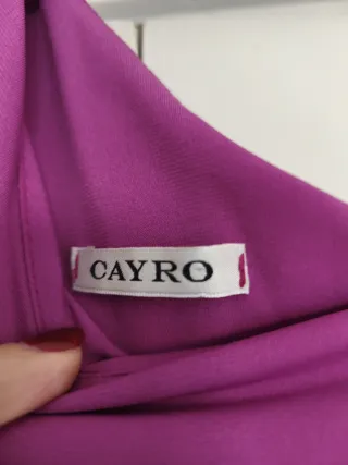 Vestido fiesta Cayro morado talla XS