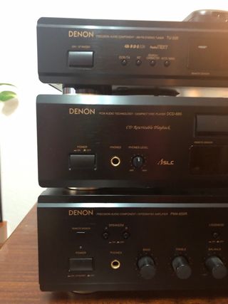 Set Audio Vintage Denon Nero