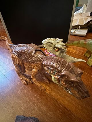 Lote dinosaurios juguete electronicos