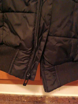 Cazadora Ecko Retro Talla M Negra y Gris