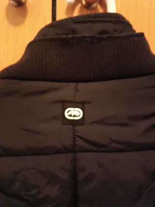 Cazadora Ecko Retro Talla M Negra y Gris