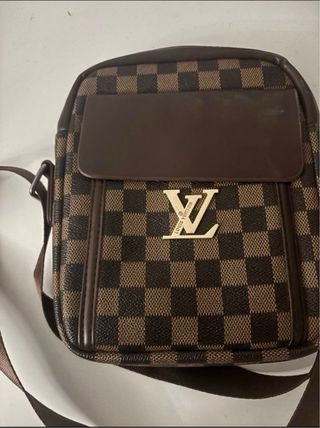 Bolso Louis Vuitton Marrón Dorado Hombre