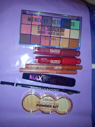 Pack 8 productos maquillaje DDONNA