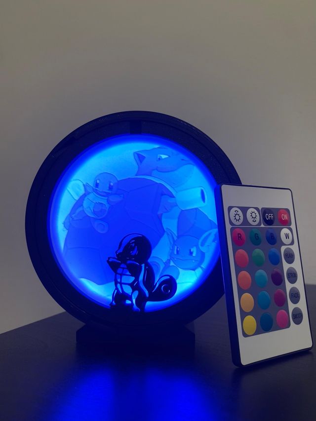 Lámpara LED Squirtle Evolutions Pokémon