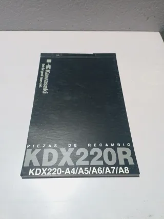 Catálogo Kawasaki KDX220R Piezas Recambio