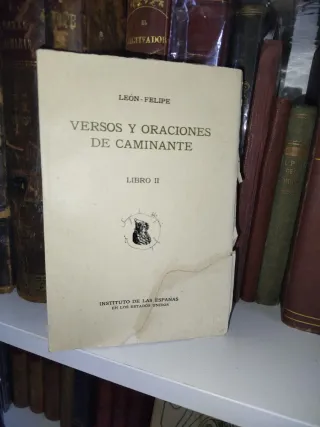 Libro antiguo - Versos y Oraciones de Caminante