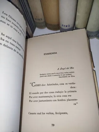 Libro antiguo - Versos y Oraciones de Caminante