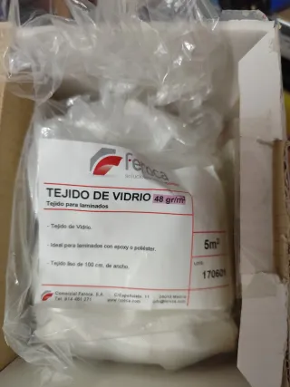 Tejido de Vidrio Feroca 48 gr/m² 5m²