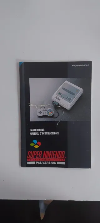 Manual Super Nintendo PAL Version