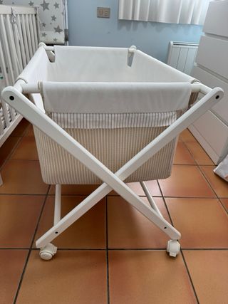 2 Minicunas blancas para bebé