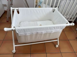 2 Minicunas blancas para bebé