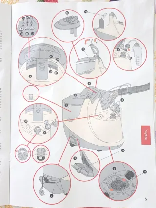 Aspiradora UNITEKNO 919 dual líquidos y sólidos.