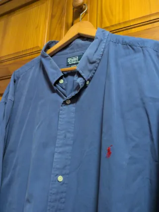 Polo Ralph Lauren Camisa Azul Talla 3XB