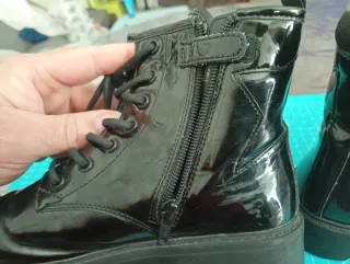 Botas Geox Negras Charol