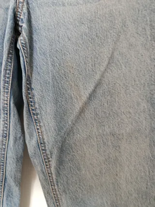 Pantalón vaquero ancho azul