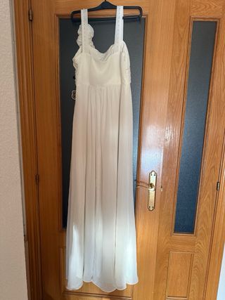 Vestido de fiesta blanco boda