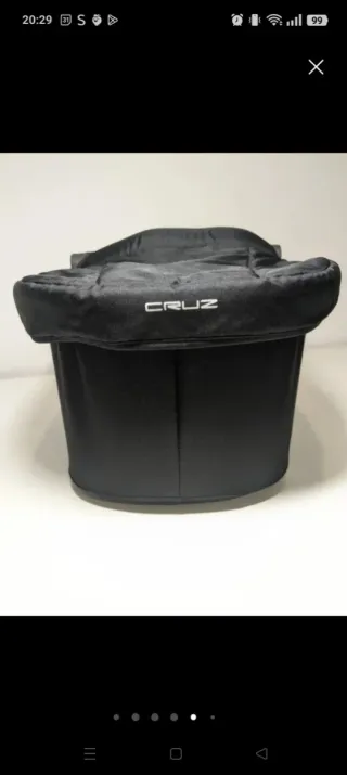 Capazo UPPAbaby Cruz Negro