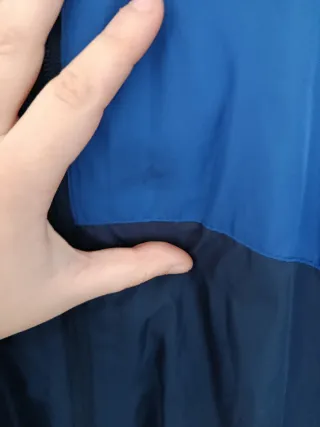 Chaqueta chubasquero niño azul