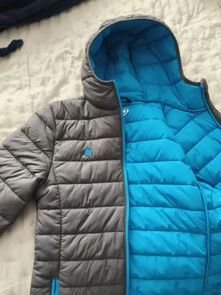 Plumas Mujer IZAS Gris/Azul