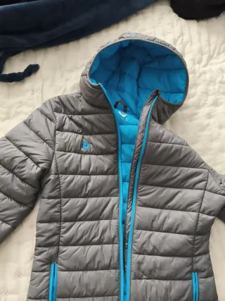 Plumas Mujer IZAS Gris/Azul