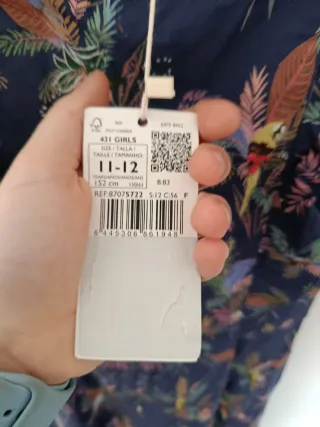 Mono estampado floral azul marino