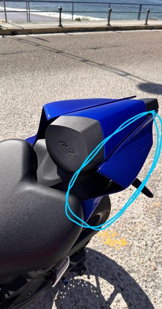 Colín Lateral Izquierdo Yamaha R7 Azul