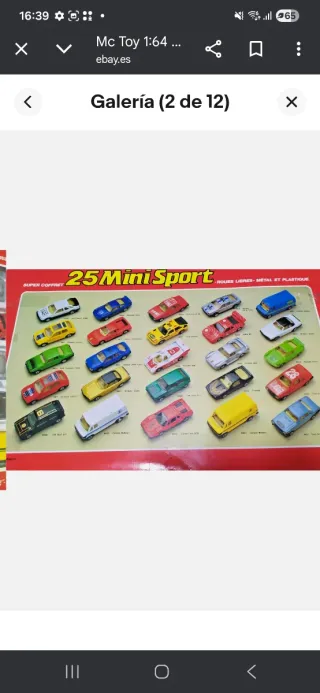 25coches 1/64 MCToy 1986. Golf GTI + 205 GTI + R25