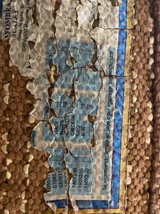 Alfombra Marrón y Beige