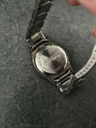 Reloj Vintage Mapa Mundo Acero Inox
