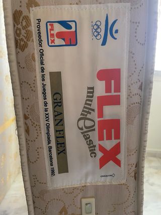 Somier Tapiflex + Colchon Flex