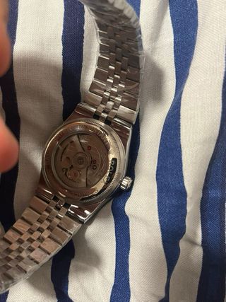 Reloj Rolex Land-Dweller Azul y Plateado